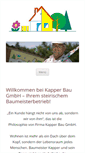 Mobile Screenshot of kapperbau.at